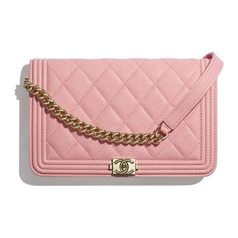 chanel pink boy wallet|Chanel boy small wallet.